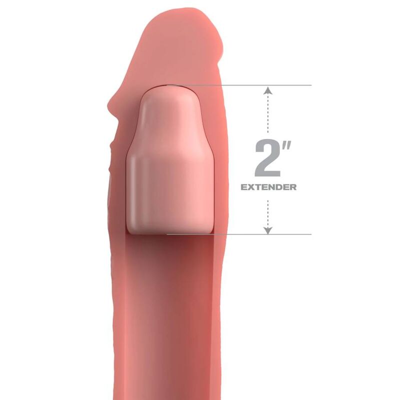 FANTASY X- TENSIONS - PIPEDREAMS SLEEVE 20,32 CM + 5,00 CM INCH PLUG SKIN 2 FANTASY X- TENSIONS - PIPEDREAMS SLEEVE 20,32 CM + 5,00 CM INCH PLUG SKIN - Imagen 2