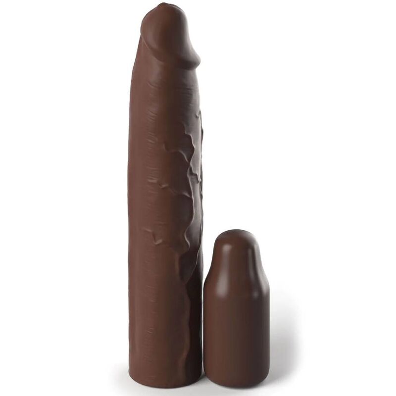 FANTASY X- TENSIONS - PIPEDREAMS SLEEVE 22,86 CM + 7,62 CM PLUG BROWN 14 img 134613 89c777f36ccf86520eebbf7eb7f8ab80 1