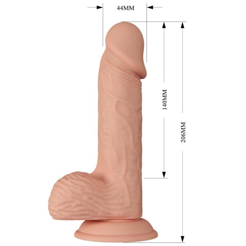 BAILE - BEAUTIFUL ENCOUNTER CATOBLEPAS DILDO REALÍSTICO FLEXIBLE 20.6 CM NATURAL 6 BAILE - BEAUTIFUL ENCOUNTER CATOBLEPAS DILDO REALÍSTICO FLEXIBLE 20.6 CM NATURAL - Imagen 6