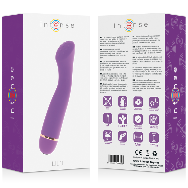 INTENSE - LILO 20 SPEEDS SILICONE LILA 2 INTENSE - LILO 20 SPEEDS SILICONE LILA - Imagen 2