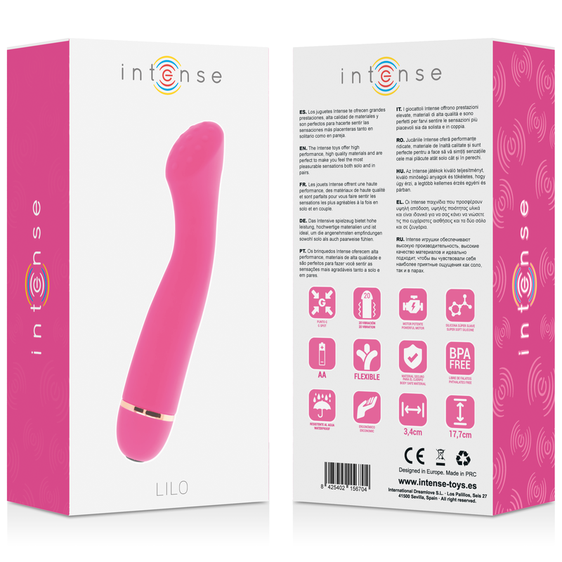 INTENSE - LILO 20 SPEEDS SILICONE ROSA 3 INTENSE - LILO 20 SPEEDS SILICONE ROSA - Imagen 3