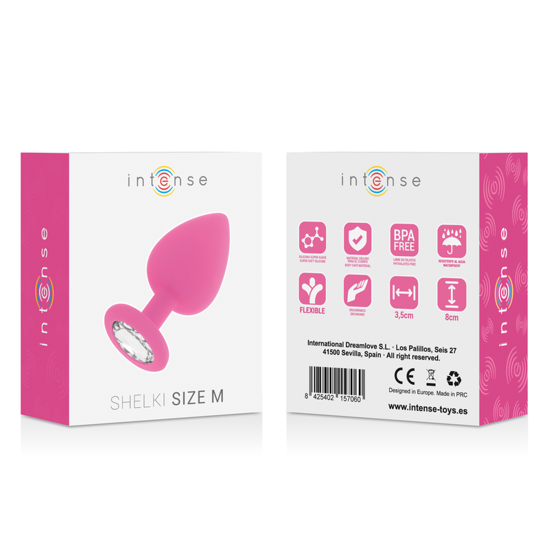 INTENSE - SHELKI M PLUG ANAL FUCHSIA 6 INTENSE - SHELKI M PLUG ANAL FUCHSIA - Imagen 6