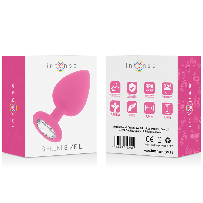 INTENSE - SHELKI L PLUG ANAL FUCHSIA 2 INTENSE - SHELKI L PLUG ANAL FUCHSIA - Imagen 2