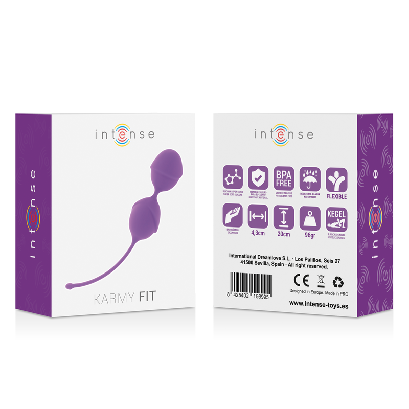 INTENSE - KARMY FIT KEGEL SILICONE LILA 3 INTENSE - KARMY FIT KEGEL SILICONE LILA - Imagen 3