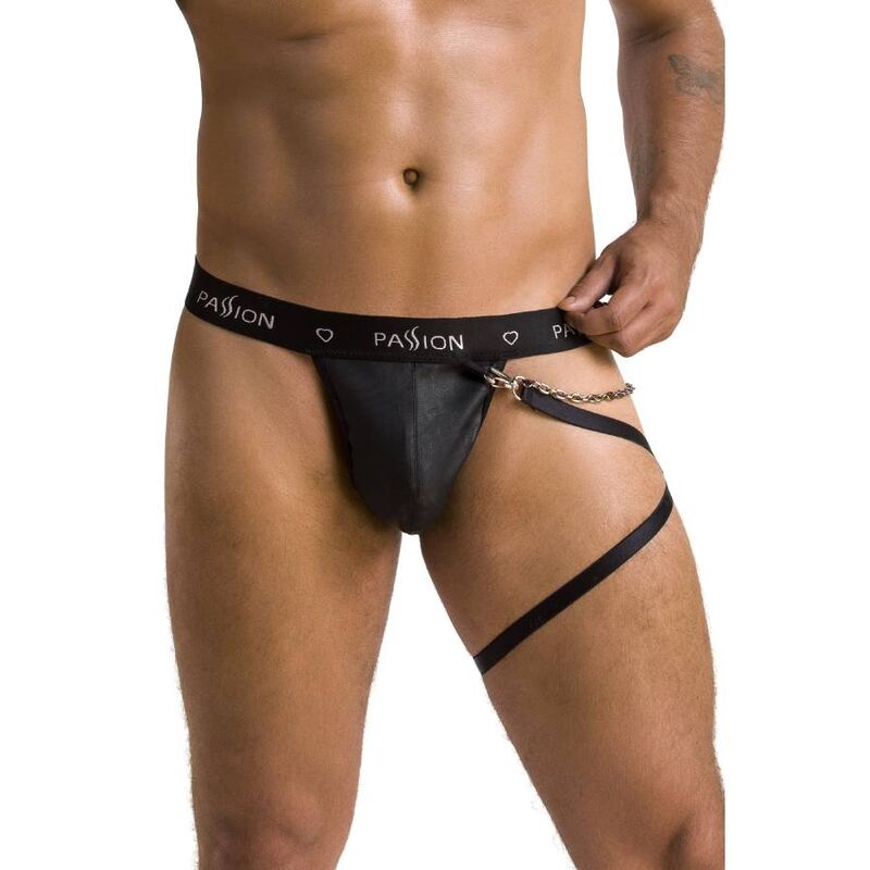 PASSION - 058 TANGA BILL NEGRO S/M 2 PASSION - 058 TANGA BILL NEGRO S/M - Imagen 3