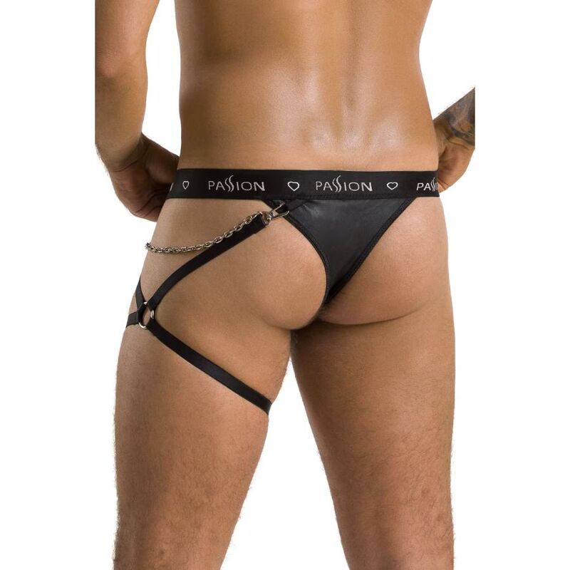 PASSION - 058 TANGA BILL NEGRO S/M 3 PASSION - 058 TANGA BILL NEGRO S/M - Imagen 4