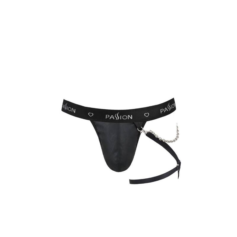 PASSION - 058 TANGA BILL NEGRO S/M 4 PASSION - 058 TANGA BILL NEGRO S/M - Imagen 5