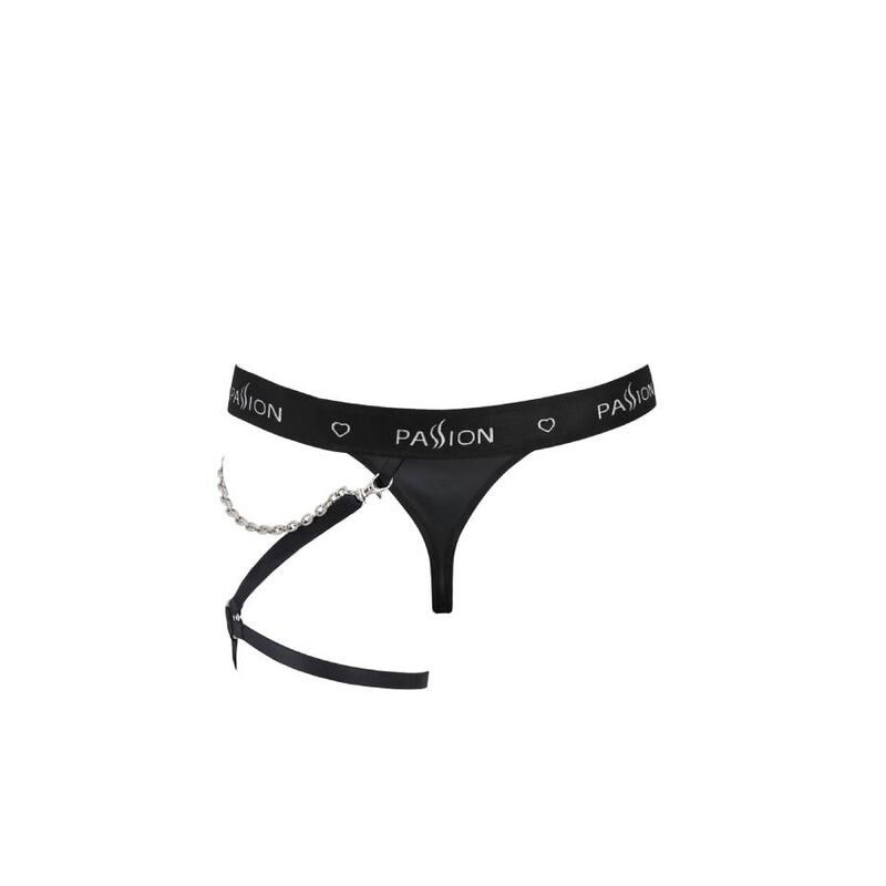 PASSION - 058 TANGA BILL NEGRO S/M 5 PASSION - 058 TANGA BILL NEGRO S/M - Imagen 6