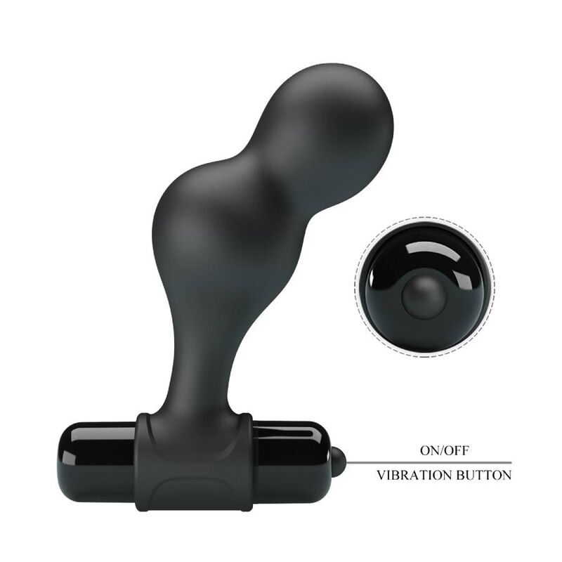 MR PLAY - PLUG ANAL VIBRADOR DE SILICONA NEGRO 5 MR PLAY - PLUG ANAL VIBRADOR DE SILICONA NEGRO - Imagen 5