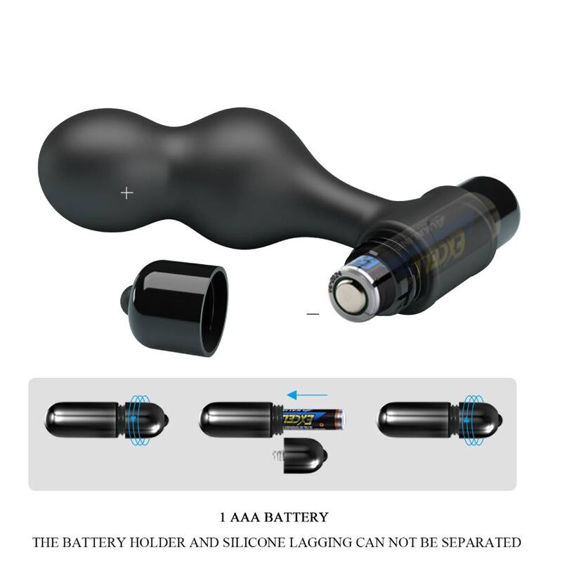 MR PLAY - PLUG ANAL VIBRADOR DE SILICONA NEGRO 7 MR PLAY - PLUG ANAL VIBRADOR DE SILICONA NEGRO - Imagen 7