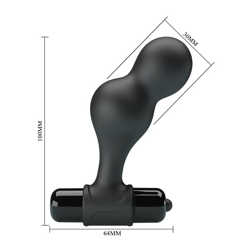 MR PLAY - PLUG ANAL VIBRADOR DE SILICONA NEGRO 8 MR PLAY - PLUG ANAL VIBRADOR DE SILICONA NEGRO - Imagen 8