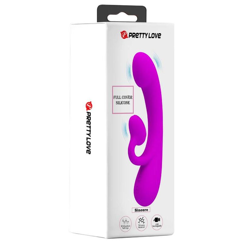 PRETTY LOVE - SINCERE VIBRADOR Y SUCCIONADOR DE CLÍTORIS SILICONA MORADO 4 PRETTY LOVE - SINCERE VIBRADOR Y SUCCIONADOR DE CLÍTORIS SILICONA MORADO - Imagen 4