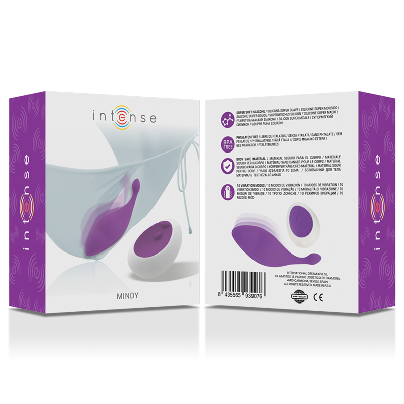 INTENSE - MINDY PANTIE CONTROL REMOTO MORADO 7 INTENSE - MINDY PANTIE CONTROL REMOTO MORADO - Imagen 7