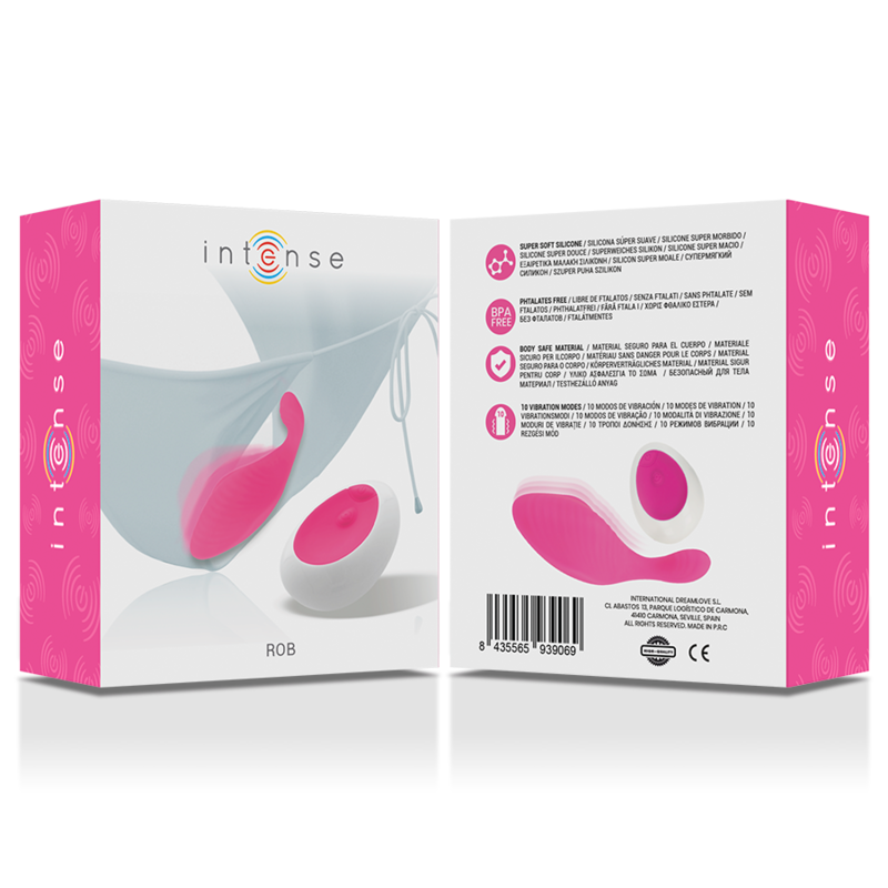 INTENSE - ROB PANTIE CONTROL REMOTO ROSA 4 INTENSE - ROB PANTIE CONTROL REMOTO ROSA - Imagen 4