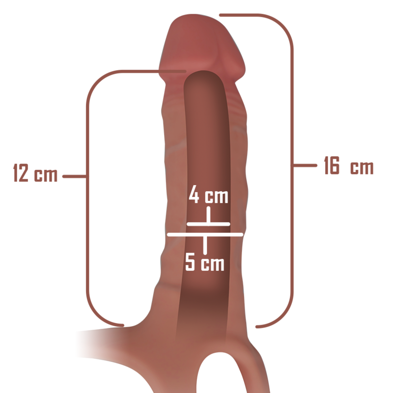INTENSE - ARNÉS HUECO CON DILDO SILICONA 16 X 3.5 CM 6 INTENSE - ARNÉS HUECO CON DILDO SILICONA 16 X 3.5 CM - Imagen 6