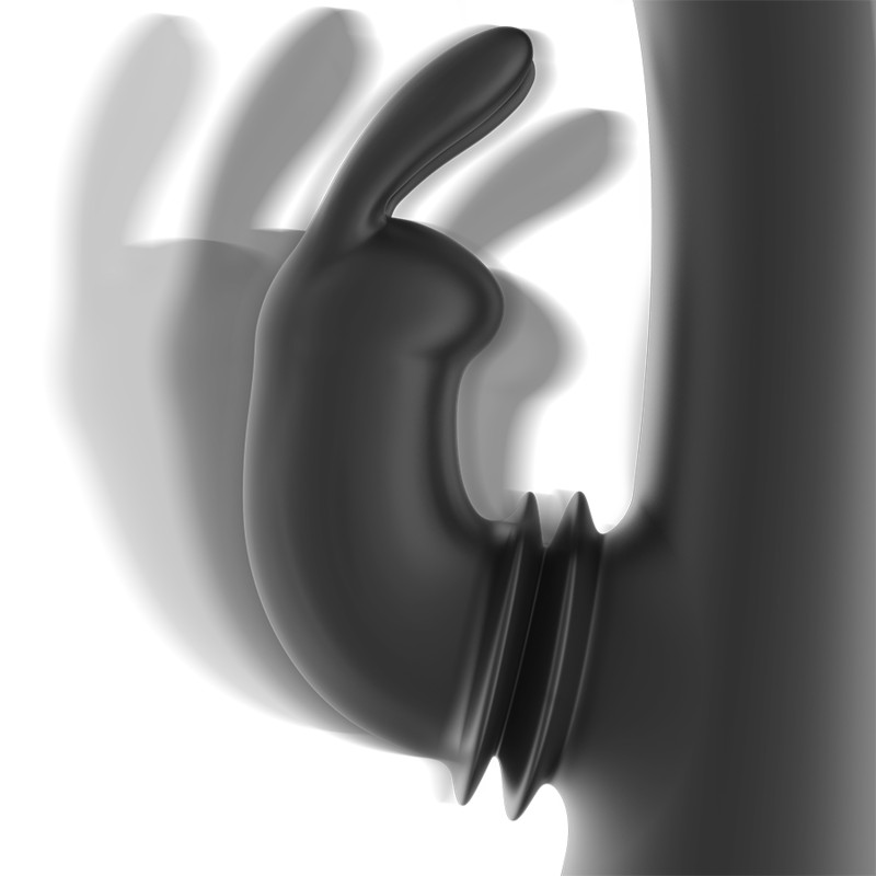BLACK&SILVER - DJ. ADAM ESTIMULADOR RABBIT SILICONA RECARGABLE NEGRO 3 BLACK&SILVER - DJ. ADAM ESTIMULADOR RABBIT SILICONA RECARGABLE NEGRO - Imagen 3