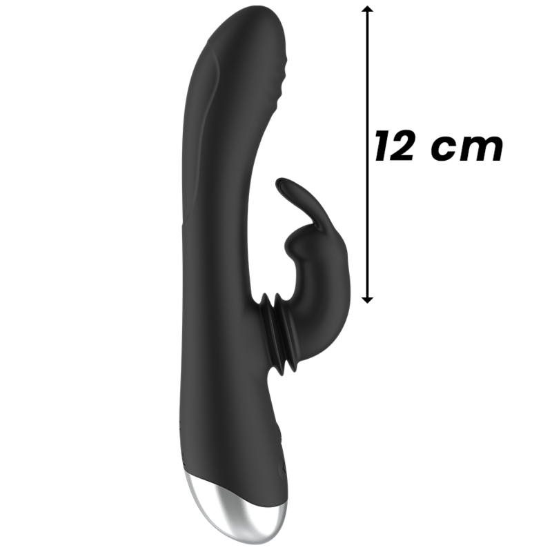 BLACK&SILVER - DJ. ADAM ESTIMULADOR RABBIT SILICONA RECARGABLE NEGRO 10 BLACK&SILVER - DJ. ADAM ESTIMULADOR RABBIT SILICONA RECARGABLE NEGRO - Imagen 10