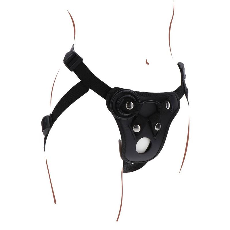 GET REAL - STRAP-ON PLEASURE HARNÉS NEGRO 3 GET REAL - STRAP-ON PLEASURE HARNÉS NEGRO - Imagen 3