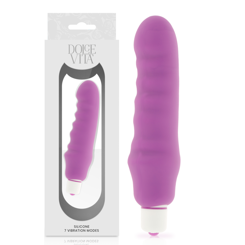 DOLCE VITA - GENIUS VIBRADOR SILICONA LILA 3 DOLCE VITA - GENIUS VIBRADOR SILICONA LILA - Imagen 3