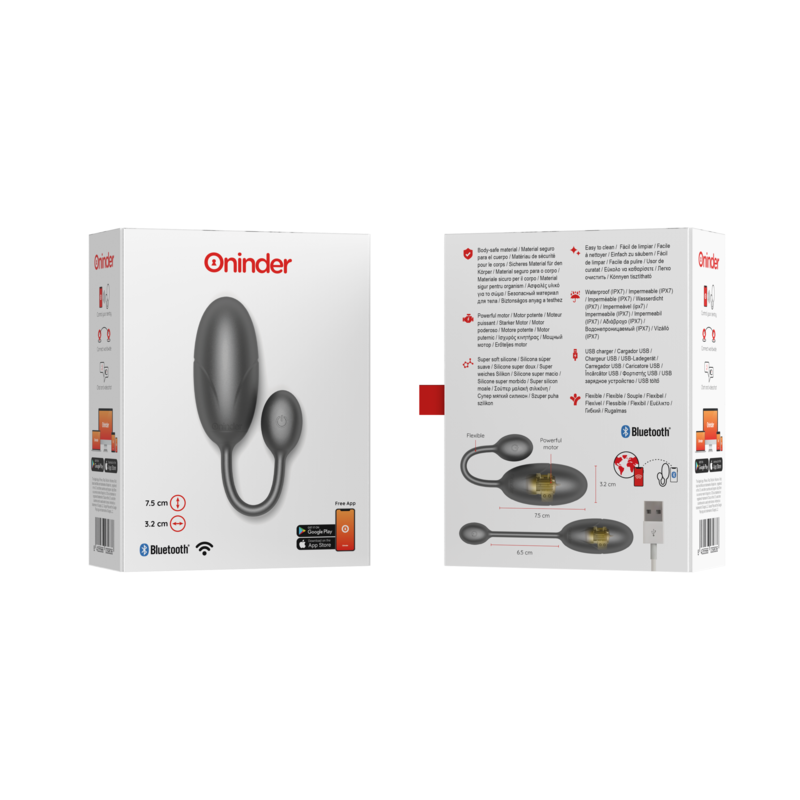 ONINDER - TOKYO HUEVO VIBRADOR ROSA 7.5 X 3.2 CM - APP GRATUITA 8 ONINDER - TOKYO HUEVO VIBRADOR ROSA 7.5 X 3.2 CM - APP GRATUITA - Imagen 8