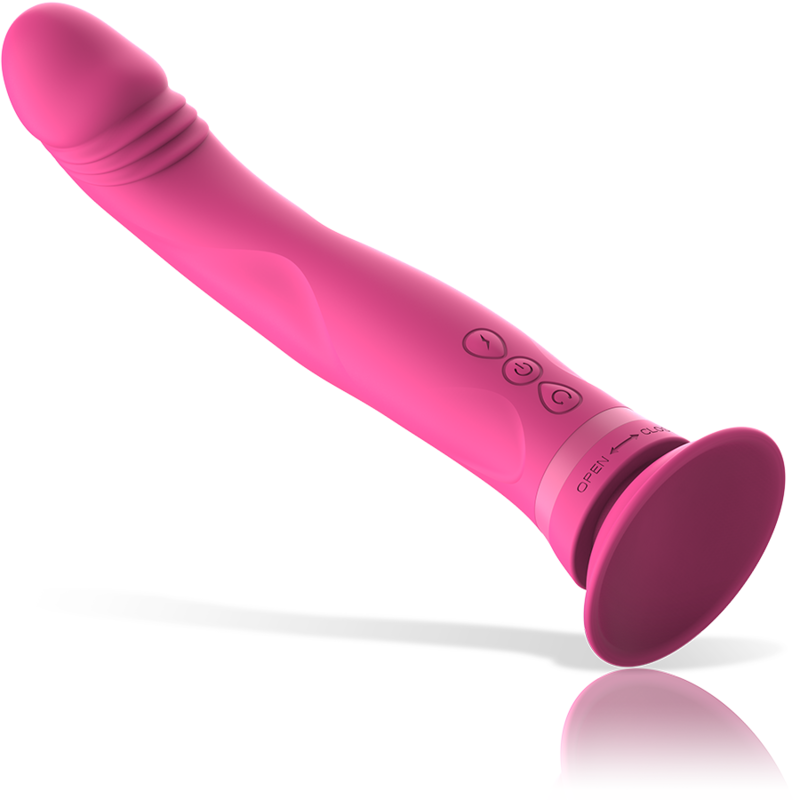 INTENSE - MICHELANGELO DILDO VIBRADOR SILICONA ROSA 4 INTENSE - MICHELANGELO DILDO VIBRADOR SILICONA ROSA - Imagen 4