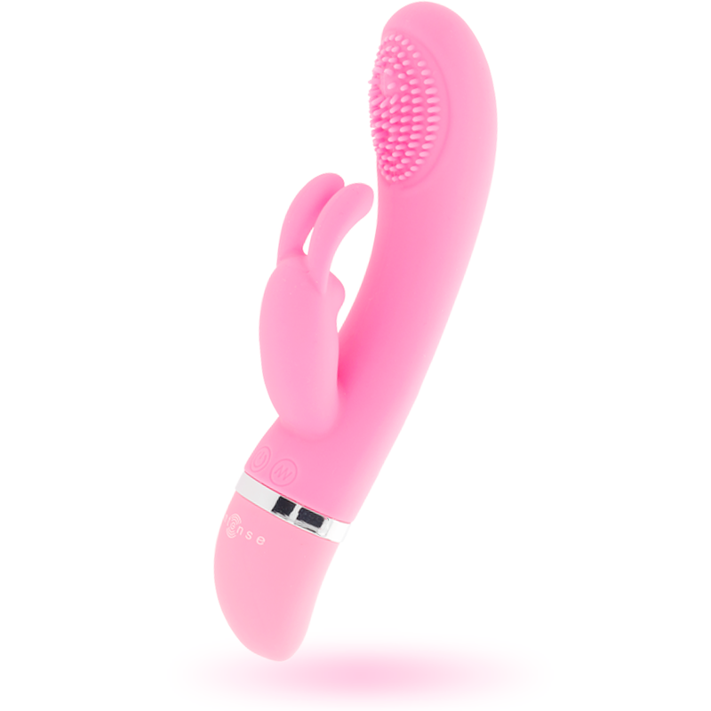 INTENSE - SUSY VIBRADOR OSCILANTE SILICONA RABBIT ROSA 2 INTENSE - SUSY VIBRADOR OSCILANTE SILICONA RABBIT ROSA - Imagen 2