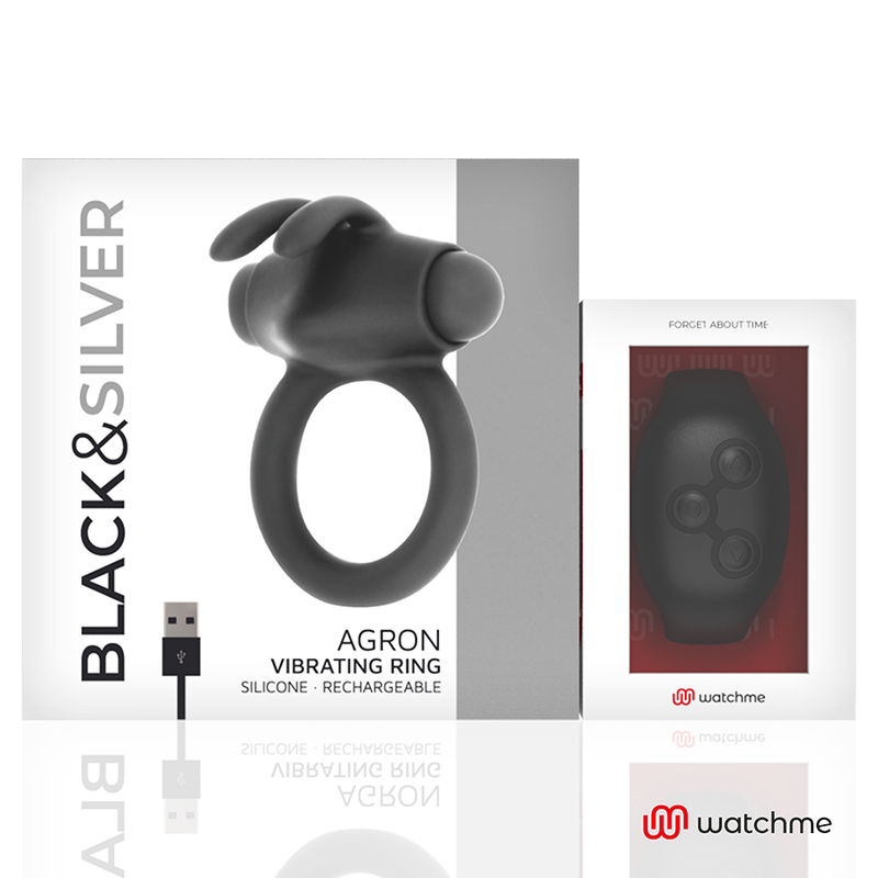 BLACK&SILVER - AGRON REMOTE CONTROL COCKRING WATCHME 7 BLACK&SILVER - AGRON REMOTE CONTROL COCKRING WATCHME - Imagen 7