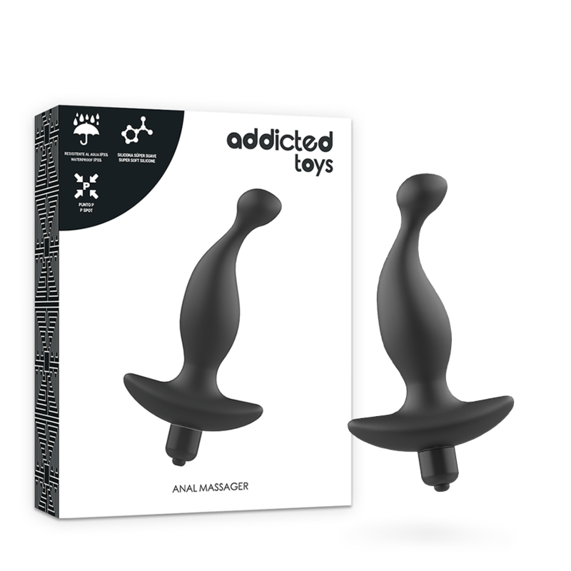 ADDICTED TOYS - MASAJEADOR ANAL CON VIBRACIÓN NEGRO MODELO 1 5 ADDICTED TOYS - MASAJEADOR ANAL CON VIBRACIÓN NEGRO MODELO 1 - Imagen 5