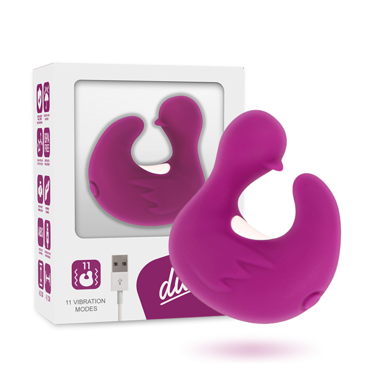 COVERME - DEDAL PATO ESTIMULADOR DE SILICONA RECARGABLE DUCKYMANIA