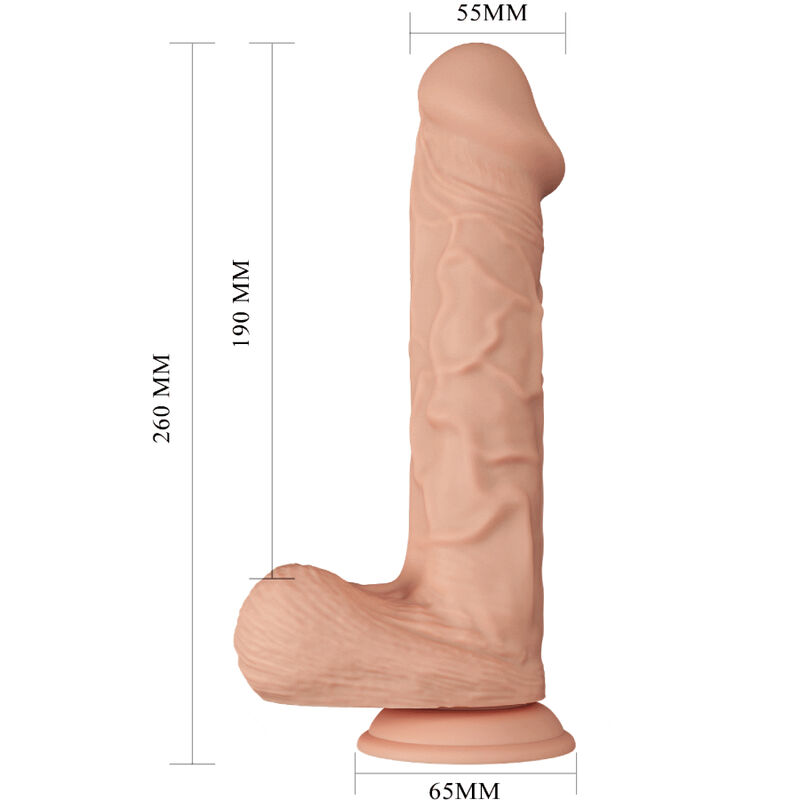 BAILE - BEAUTIFUL ENCOUNTER BERGRISI DILDO REALÍSTICO FLEXIBLE 26 CM NATURAL 7 BAILE - BEAUTIFUL ENCOUNTER BERGRISI DILDO REALÍSTICO FLEXIBLE 26 CM NATURAL - Imagen 7