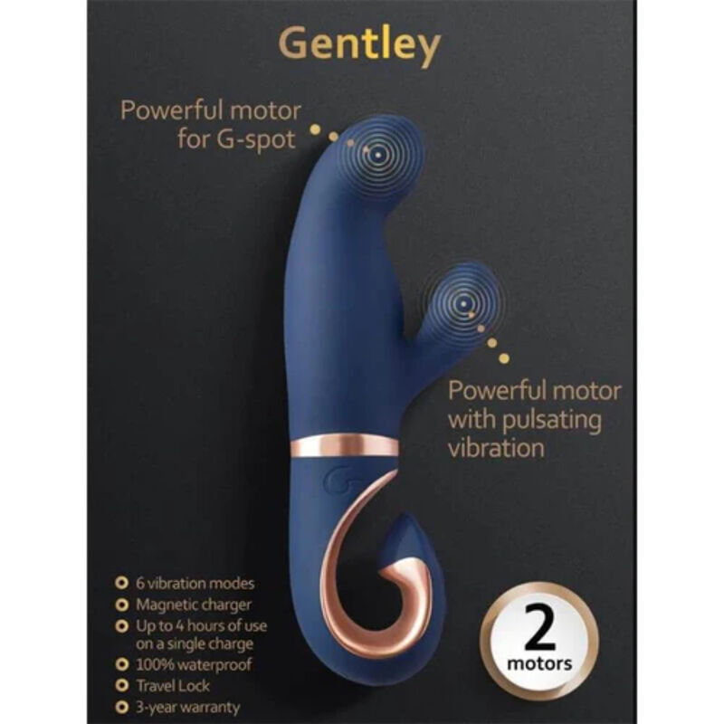 G-VIBE - GENTLEY G-SPOT VIBE AZUL CARIBE 2 G-VIBE - GENTLEY G-SPOT VIBE AZUL CARIBE - Imagen 2