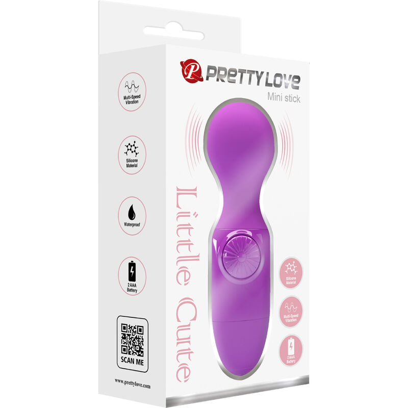 PRETTY LOVE - MINI MASAJEADOR PERSONAL MORADO 9 PRETTY LOVE - MINI MASAJEADOR PERSONAL MORADO - Imagen 9