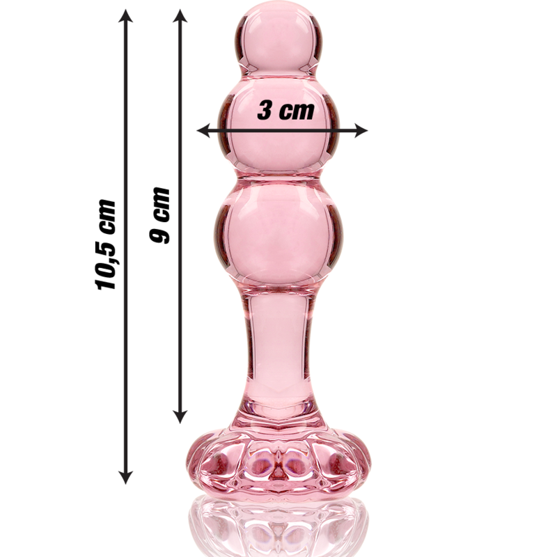 NEBULA SERIES BY IBIZA - MODELO 1 PLUG CRISTAL TRANSPARENTE 10.5 CM -O- 3 CM 3 NEBULA SERIES BY IBIZA - MODELO 1 PLUG CRISTAL TRANSPARENTE 10.5 CM -O- 3 CM - Imagen 3