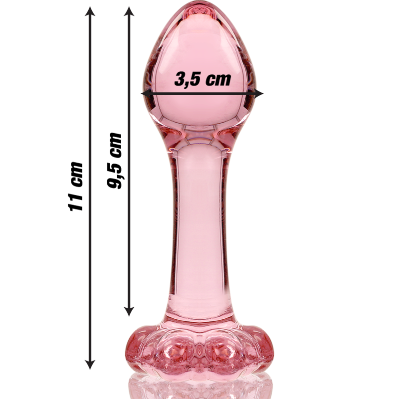 NEBULA SERIES BY IBIZA - MODELO 2 PLUG CRISTAL TRANSPARENTE 11 CM -O- 3.5 CM 3 NEBULA SERIES BY IBIZA - MODELO 2 PLUG CRISTAL TRANSPARENTE 11 CM -O- 3.5 CM - Imagen 3