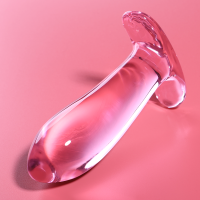 NEBULA SERIES BY IBIZA - MODELO 5 PLUG CRISTAL TRANSPARENTE 12.5 CM -O- 3.5 CM