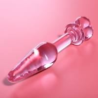 NEBULA SERIES BY IBIZA - MODELO 7 PLUG CRISTAL TRANSPARENTE 13.5 CM -O- 3 CM
