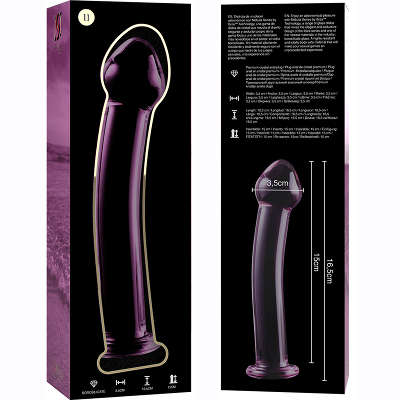 NEBULA SERIES BY IBIZA - MODELO 11 DILDO CRISTAL TRANSPARENTE 16 CM -O- 3 CM 6 NEBULA SERIES BY IBIZA - MODELO 11 DILDO CRISTAL TRANSPARENTE 16 CM -O- 3 CM - Imagen 6
