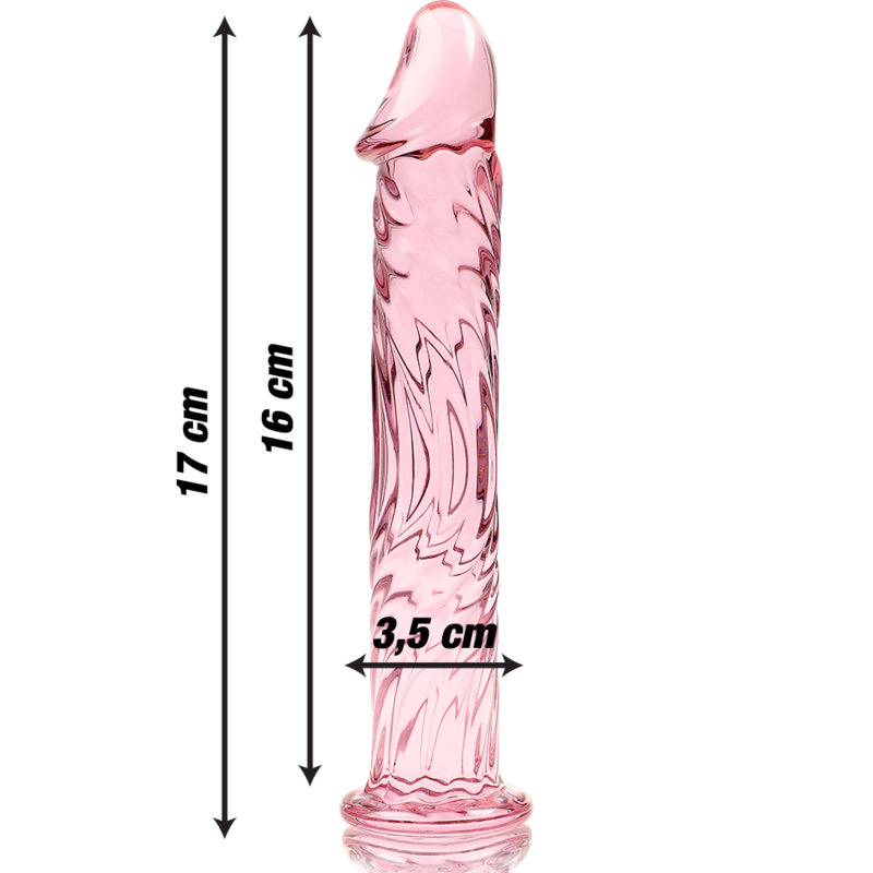 NEBULA SERIES BY IBIZA - MODELO 12 DILDO CRISTAL TRANSPARENTE 17 CM -O- 3.5 CM 3 NEBULA SERIES BY IBIZA - MODELO 12 DILDO CRISTAL TRANSPARENTE 17 CM -O- 3.5 CM - Imagen 3
