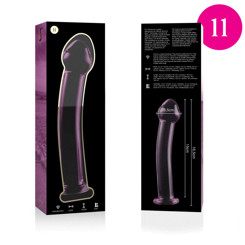 NEBULA SERIES BY IBIZA - MODELO 11 DILDO CRISTAL TRANSPARENTE 16 CM -O- 3 CM 4 NEBULA SERIES BY IBIZA - MODELO 11 DILDO CRISTAL TRANSPARENTE 16 CM -O- 3 CM - Imagen 4
