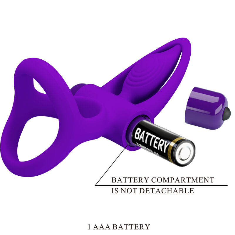 PRETTY LOVE - ANILLO VIBRADOR 10 VIBRACIONES SILICONA VIOLETA 5 PRETTY LOVE - ANILLO VIBRADOR 10 VIBRACIONES SILICONA VIOLETA - Imagen 5