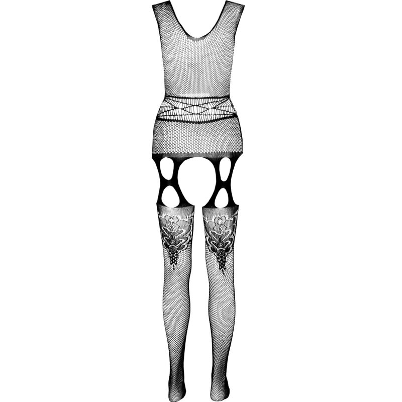 PASSION - ECO COLLECTION BODYSTOCKING ECO BS014 NEGRO 3 PASSION - ECO COLLECTION BODYSTOCKING ECO BS014 NEGRO - Imagen 4