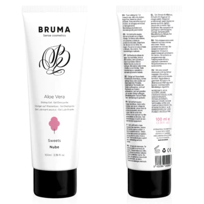 BRUMA – GEL DESLIZANTE CON ALOE VERA SABOR A NUBE 100 ML