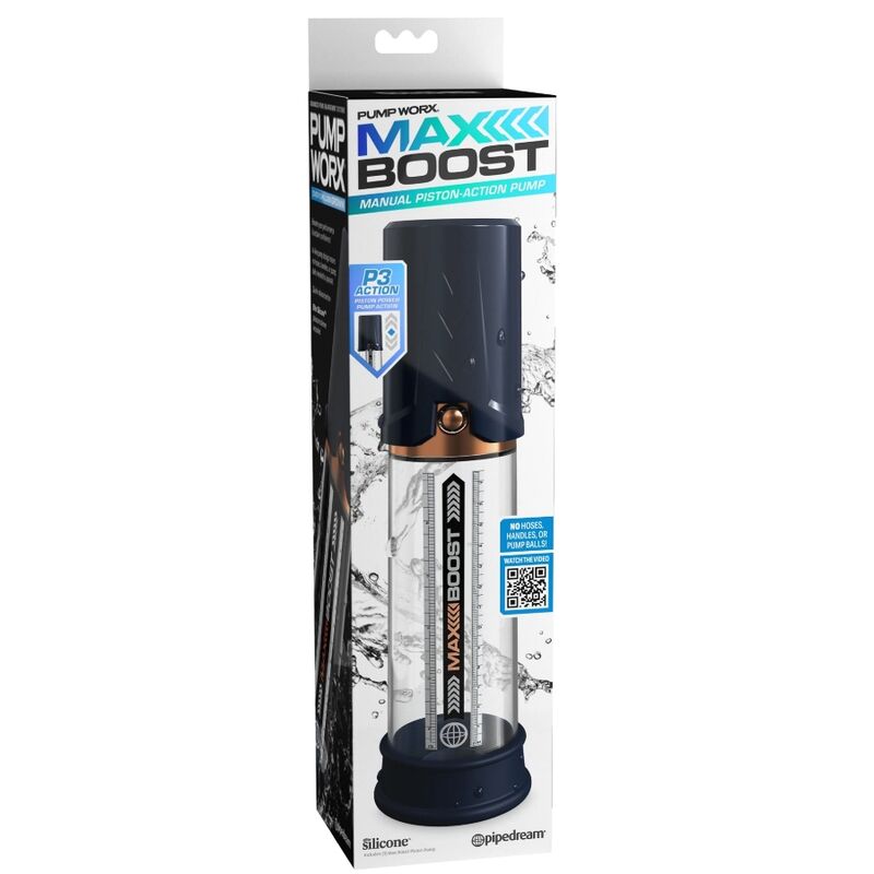 PUMP WORX - BOMBA DE ERECCION MAX BOOST AZUL 6 PUMP WORX - BOMBA DE ERECCION MAX BOOST AZUL - Imagen 6