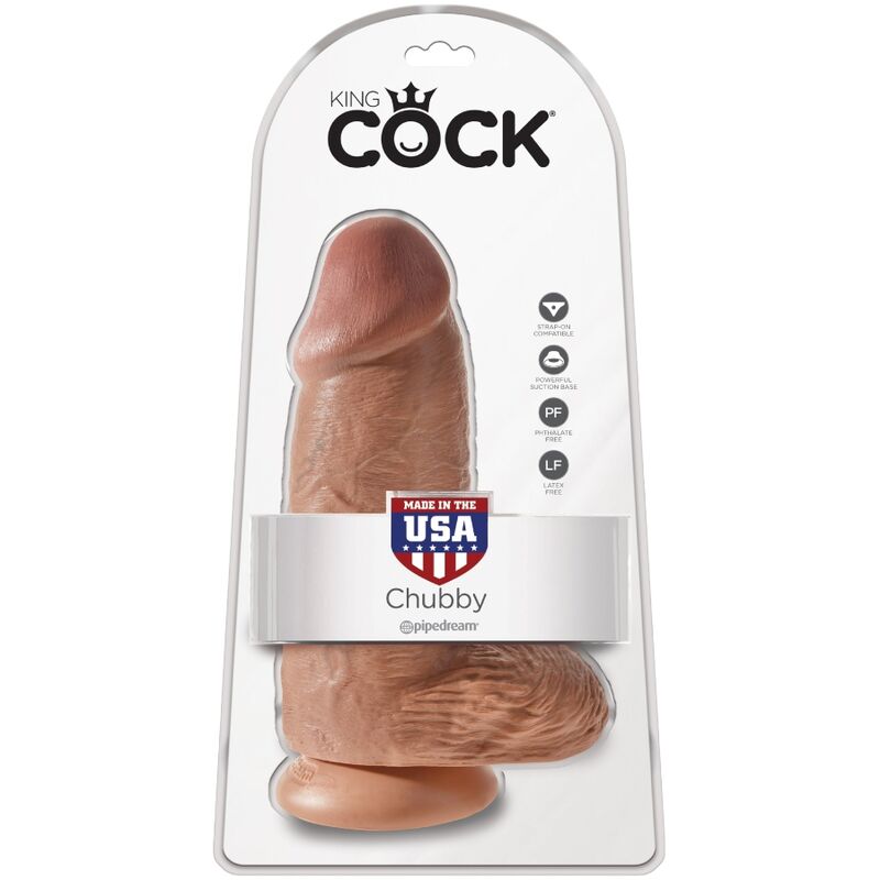 KING COCK - PENE REALÍSTICO CHUBBY 23 CM CARAMELO 6 KING COCK - PENE REALÍSTICO CHUBBY 23 CM CARAMELO - Imagen 6