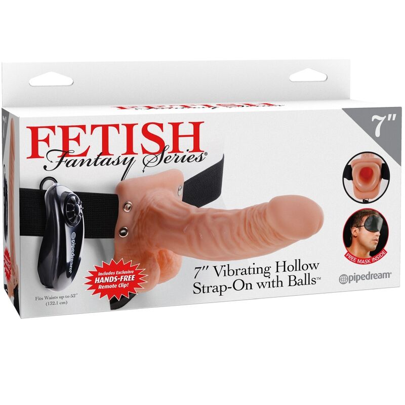 FETISH FANTASY SERIES - ARNÉS AJUSTABLE CONTROL REMOTO PENE REALÍSTICO CON TESTÍCULOS 17.8 CM 6 FETISH FANTASY SERIES - ARNÉS AJUSTABLE CONTROL REMOTO PENE REALÍSTICO CON TESTÍCULOS 17.8 CM - Imagen 6