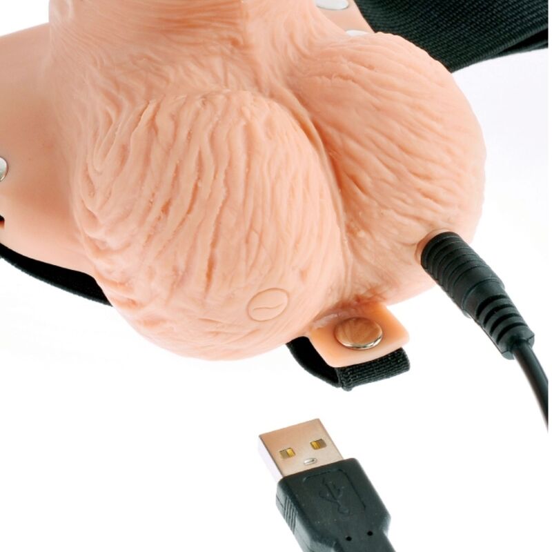 FETISH FANTASY SERIES - ARNÉS AJUSTABLE CONTROL REMOTO PENE REALÍSTICO CON TESTÍCULOS RECARGABLE Y VIBRADOR 15 CM 5 FETISH FANTASY SERIES - ARNÉS AJUSTABLE CONTROL REMOTO PENE REALÍSTICO CON TESTÍCULOS RECARGABLE Y VIBRADOR 15 CM - Imagen 5