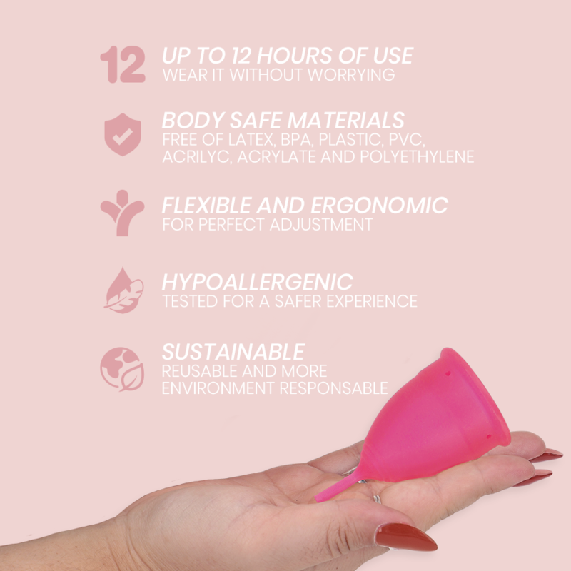 INTIMICHIC - COPA MENSTRUAL SILICONA MEDICA - TALLA L 5 INTIMICHIC - COPA MENSTRUAL SILICONA MEDICA - TALLA L - Imagen 5