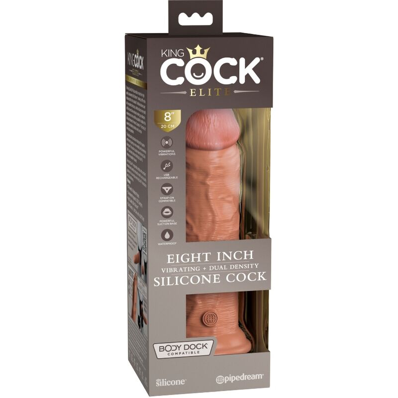 KING COCK - ÉLITE DILDO REALÍSTICO VIBRADOR & SILICONA 20.3 CM CARAMELO 6 KING COCK - ÉLITE DILDO REALÍSTICO VIBRADOR & SILICONA 20.3 CM CARAMELO - Imagen 6