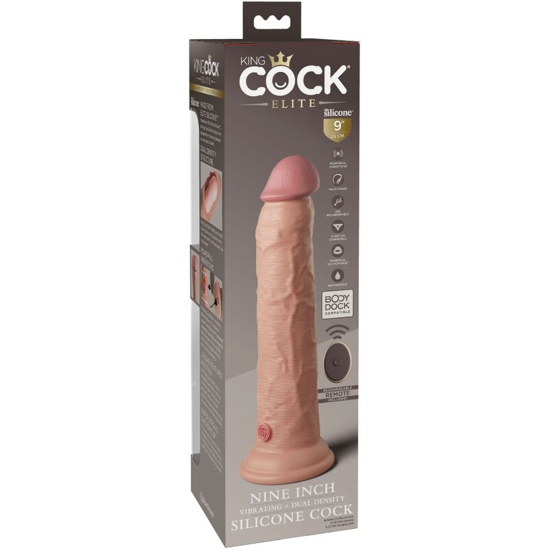 KING COCK - ÉLITE DILDO REALÍSTICO VIBRADOR & SILICONA CONTROL REMOTO 23 CM 6 KING COCK - ÉLITE DILDO REALÍSTICO VIBRADOR & SILICONA CONTROL REMOTO 23 CM - Imagen 6
