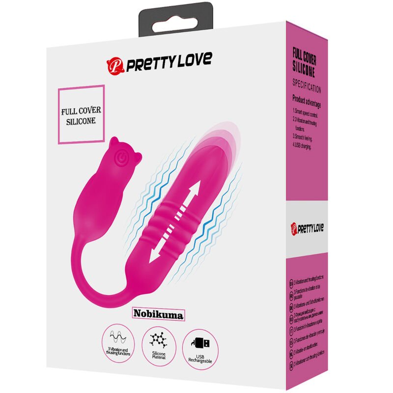 PRETTY LOVE - NOBIKUMA BALA VIBRADORA DE SILICONA ROSA 2 PRETTY LOVE - NOBIKUMA BALA VIBRADORA DE SILICONA ROSA - Imagen 2